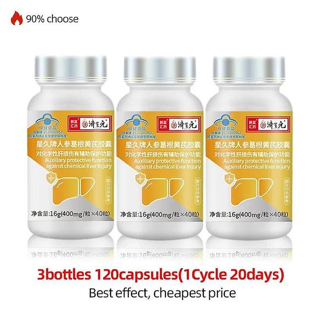 Tib Liver Supplement Kudzu Root Extract Ginseng Pueraria Mirifica Astragalus Capsules Liver Function Protection Health Food Cfda 3bottles hot sale on Productcaster.