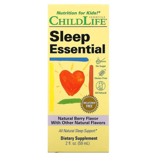 ChildLife, Sleep Essential, Natural Berry, 2 fl oz (59 ml) on Productcaster.