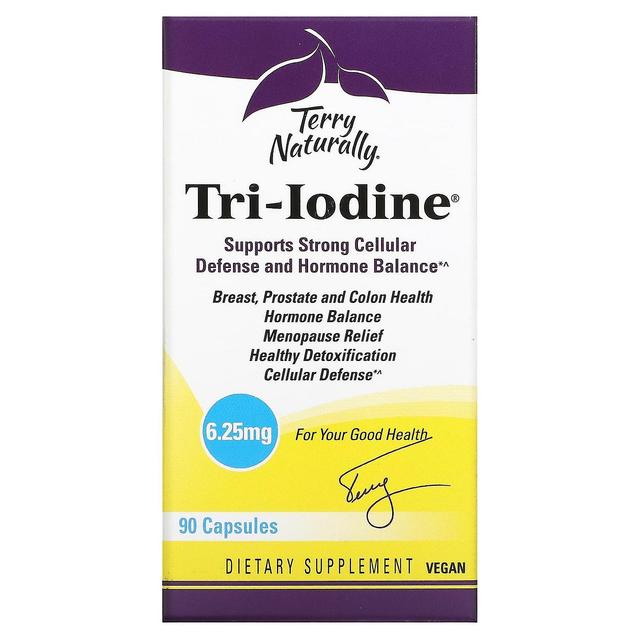 Terry Naturally, Tri-Iodine, 6.25 mg, 90 Capsules on Productcaster.