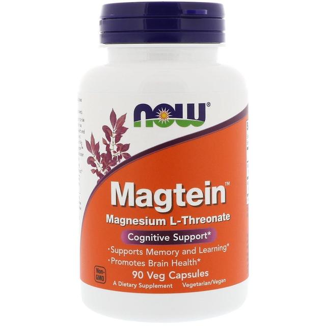 Now Foods, Magtein, Magnesium L-Threonate, 90 Veg Capsules on Productcaster.