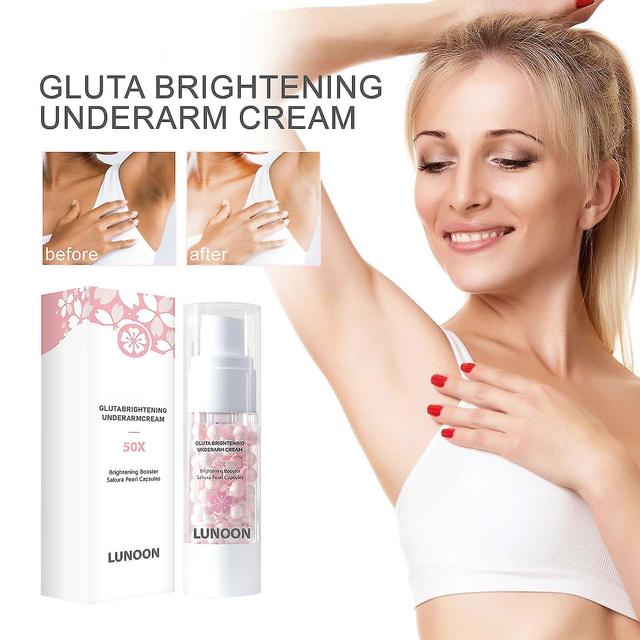 1-3x 2023 Ny Sakura Gluta Brightening Pearl Kapsler Underarm Cream 50x Booster 1PC on Productcaster.