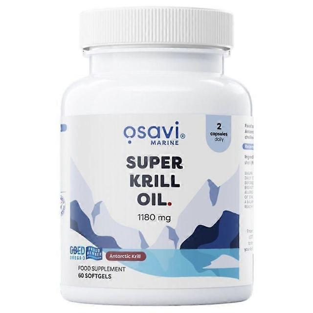 Osavi Super Krill Olio 1180mg Capsule Morbide 60 on Productcaster.