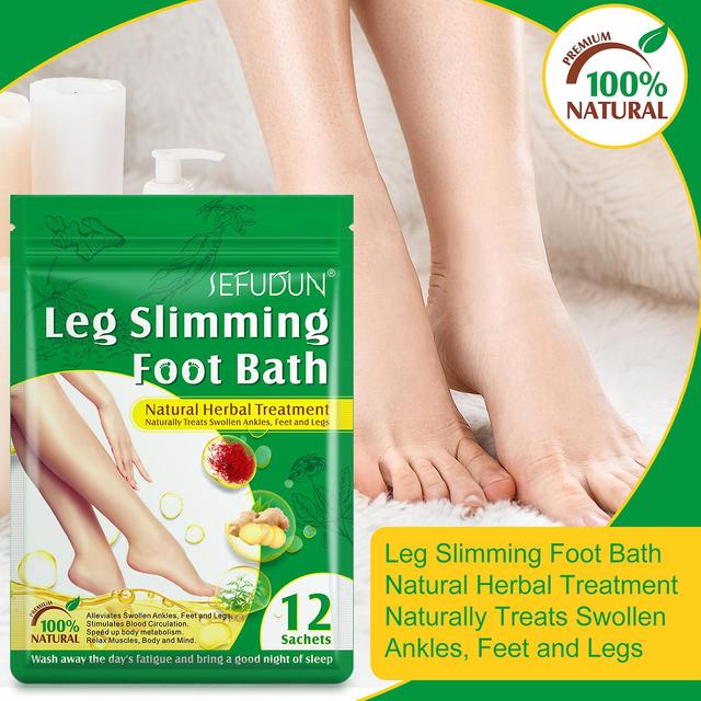 Sefudun Herbal Slim Legs Feet Herb Bag Ginger Safran Affugtning Og Forbedring Kold Og Puffiness Af Ben 12PC on Productcaster.