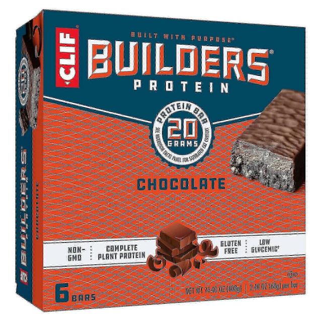 Clif Bar Clif builders protein bars, chocolate, 20g protein, 6 ea on Productcaster.