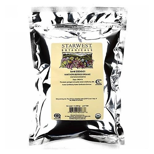 Starwest Botanicals Baies d’aubépine biologiques entières, 1 lb (paquet de 1) on Productcaster.