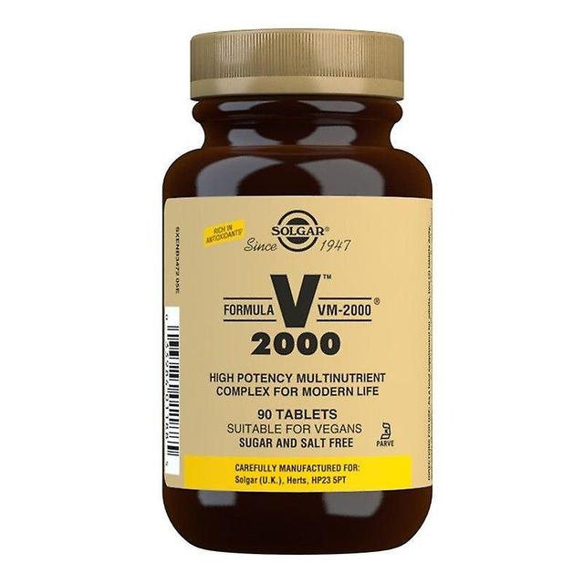 Solgar Formula VM-2000 Tablets 90 (12536339) on Productcaster.