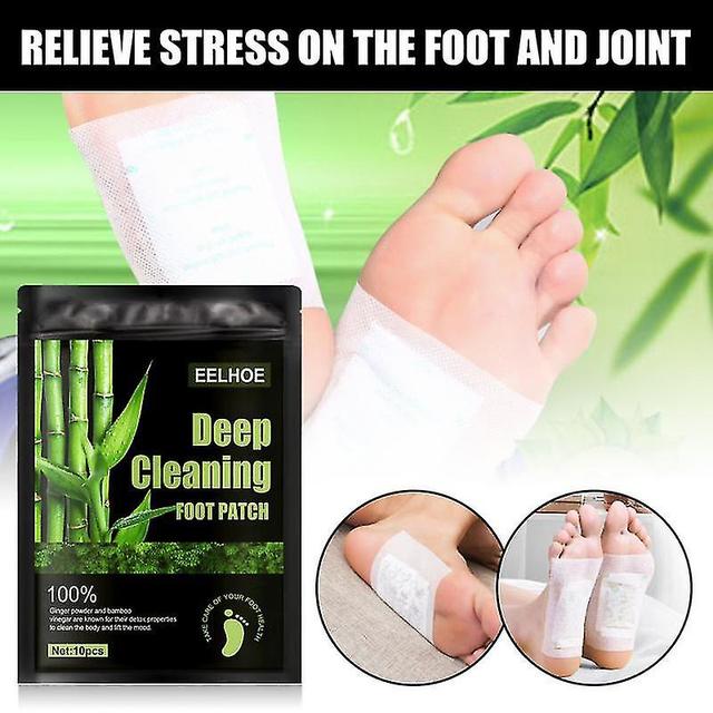 Sjioh Naturliga Detox Foot Patches Pads för stressavlastning och djup sömn Body Toxiner Fötter Bantning Rengöring Herbaladhesive Patch on Productcaster.