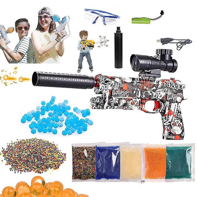 Electric Gel Ball Blaster - Splatter Ball Blaster With 50000 Gel Balls -GT on Productcaster.