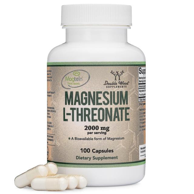 Double Wood Supplementen Magnesium L Threonate Capsules (magtein) 100 Capsules on Productcaster.