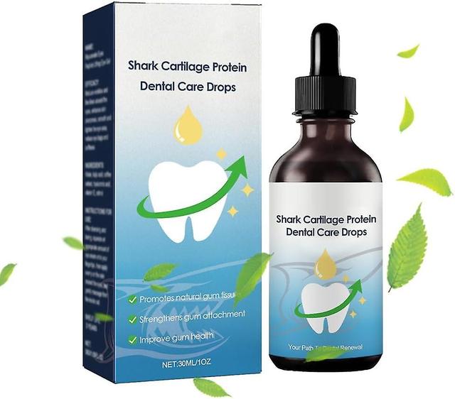 HOH Shark Cartilage Protein Dental Regrowth Drops, Shark Cartilage Protein Tooth Growth Drops, Shark Cartilage Protein Dental Regrowth Drops 1Pcs on Productcaster.