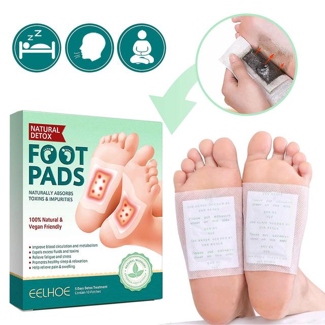 Pusili Foot Pads, Deep Cleansing Foot Patches with Bamboo Vinegar & Ginger Powder Adhesive Detox Foot Pads for Stress Relief & Better Sleep 4Pack -... on Productcaster.