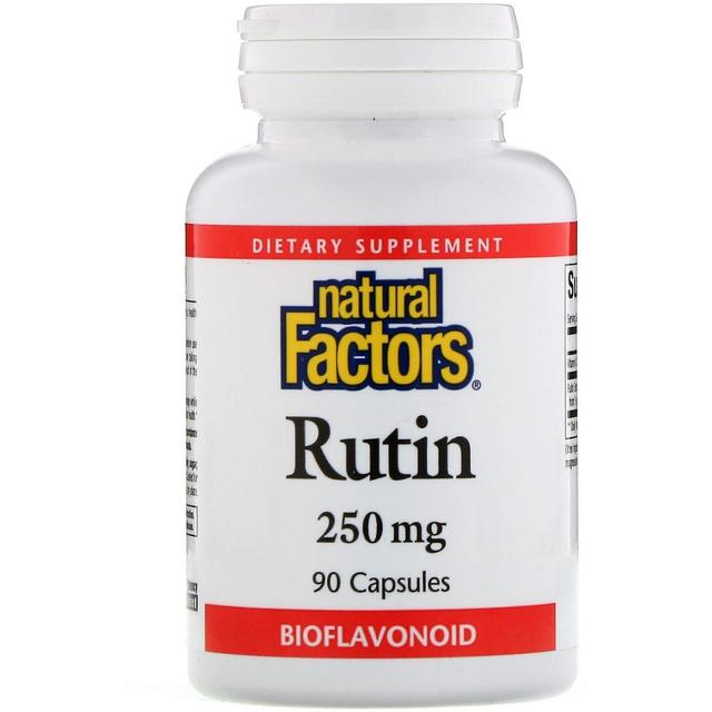 Natural Factors Fattori naturali, Rutin, 250 mg, 90 Capsule on Productcaster.