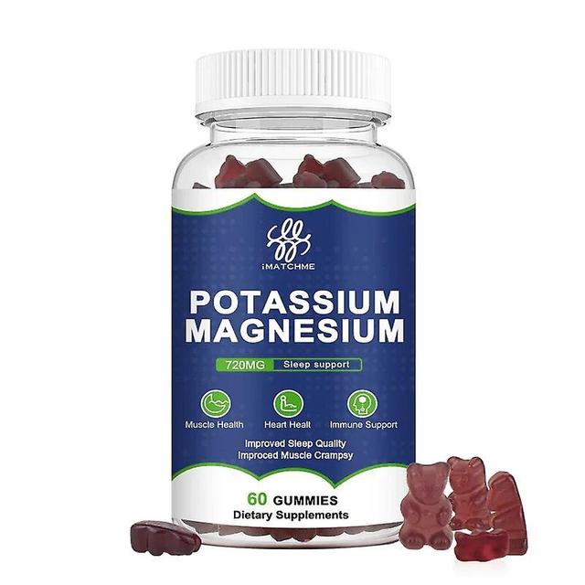 Potassium Magnesium Gummies, Potassium Citrate 320mg Magnesium Citrate 400mg, Chewable Gummy Supplements for Leg Cramps & MuscleTIB TIB . one bott... on Productcaster.