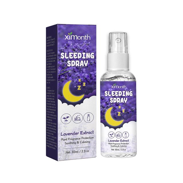 Lo spray per dormire alla lavanda allevia l'ansia, rilassa la mente e il corpo, aiuta a dormire sonni tranquilli e lo spray per addormentarsi on Productcaster.