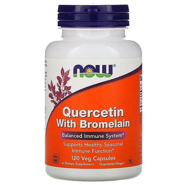 Now Foods, Quercetin mit Bromelain, 120 Veg Kapseln on Productcaster.