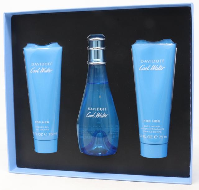 Davidoff Cool Water Eau De Toilette 3 Pcs Set / New With Box 8 on Productcaster.