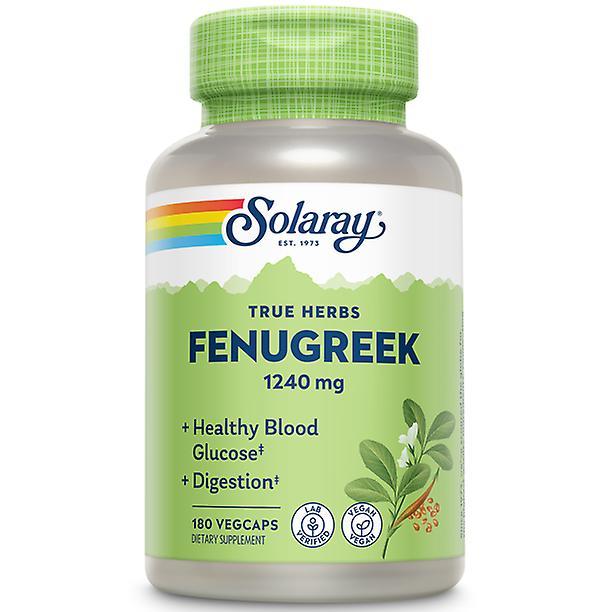 Solaray fenugreek seed 1240 mg | healthy digestion & stomach comfort, blood sugar & lactation support | 180ct, 90 serv on Productcaster.