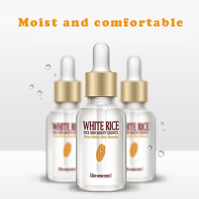 White Rice Pure Essential Rice Extracts Skin Moisturizing Enzyme Glycerin Sodium Hyaluronate for 15ml on Productcaster.