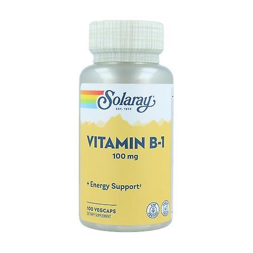 Solaray Vitamin B-1 100 capsules of 100mg on Productcaster.