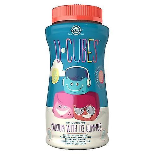 Solgar U-Cubes Children's Calcium with D3, 120 Gummies (Pack of 2) on Productcaster.