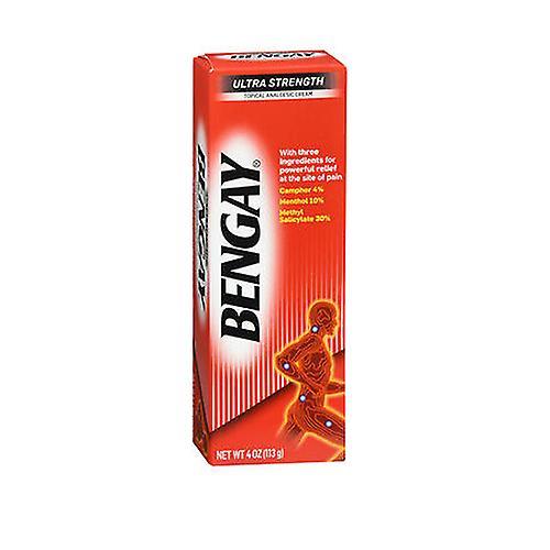 Bengay BENGAY Ultra Strength Topikal smärtstillande kräm, 4 Oz (Förpackning med 6) on Productcaster.