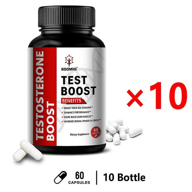 Vorallme Testosterone Booster For Men - Estrogen Blocker Supplement - Natural Energy Booster, Increase Stamina & Strength - 10bottle on Productcaster.