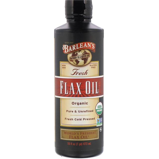 Barlean's, Organic Fresh, Flax Oil, 16 oz (473 ml) on Productcaster.