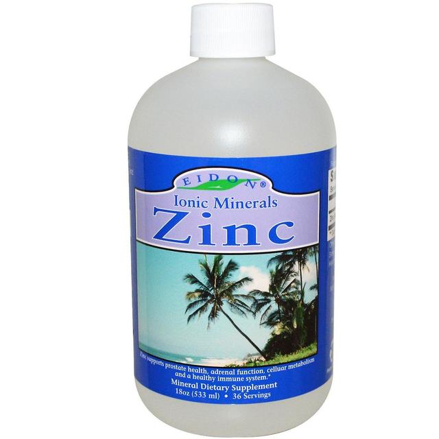 Eidon Mineral Supplements, Ionic Minerals, Zinc, 18 oz (533 ml) on Productcaster.