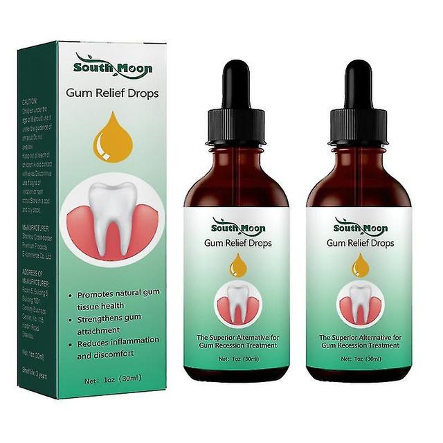 2pcs Dentizen Gum Regrowth Drops 30ml Treatment Natural For Oral Care Restoration New on Productcaster.