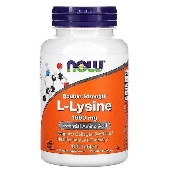 NOW Foods Nu Foods, L-lysin, 1 000 mg, 100 tabletter on Productcaster.