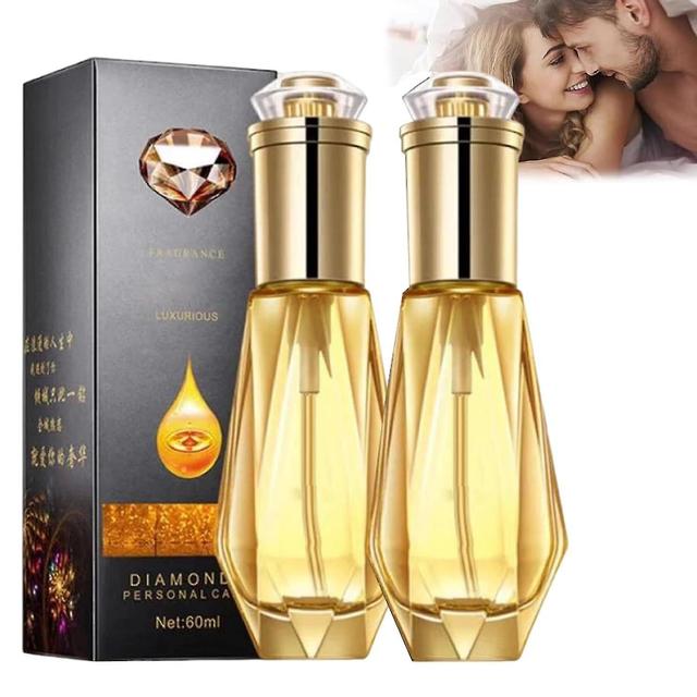 Diamond Hairoil - Pheromone-infused For Women, Attracts Men 2pcs on Productcaster.