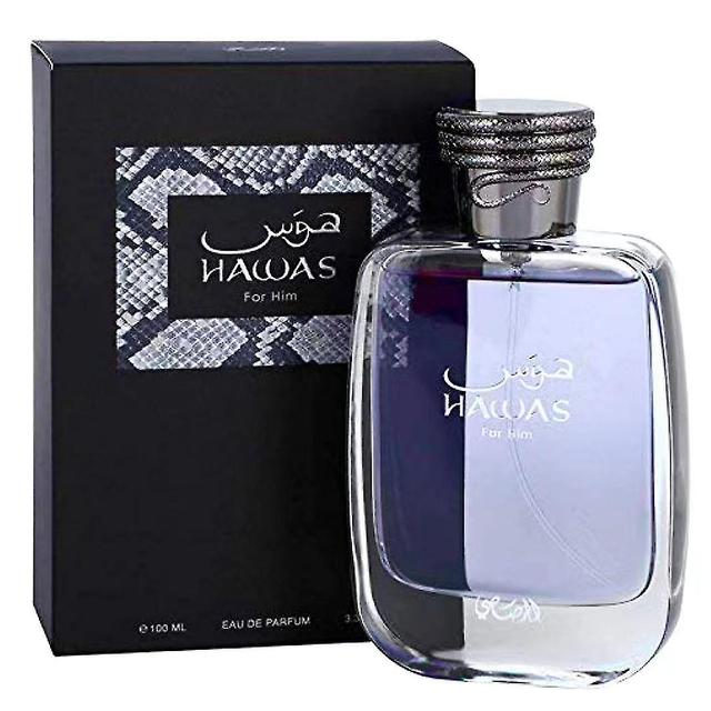 RASASI Hawas for Men EDP, Long-Lasting Pour Homme Spray, Aquatic Scent Designed to Embody Masculine Strength and Vigor, Signature Bottle, 3.4 OZ on Productcaster.