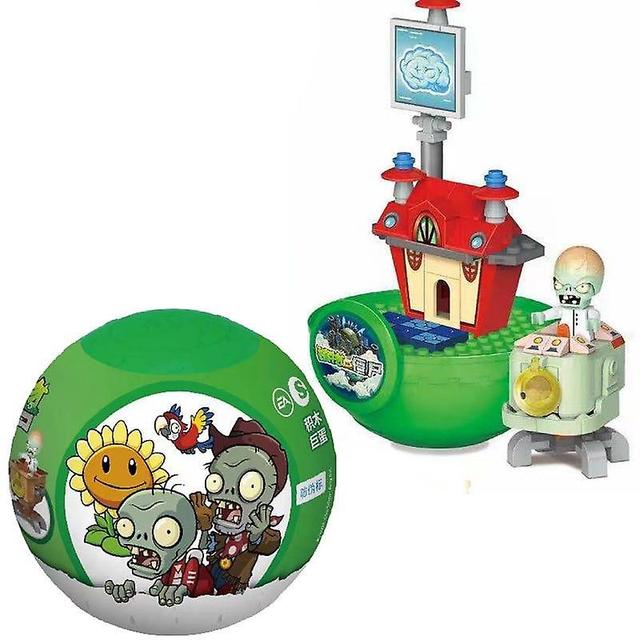 DeliaWinterfel Strange Fun- Egg Zombie, Building Blocks, Blind Box Plants, Capsule Set-A on Productcaster.