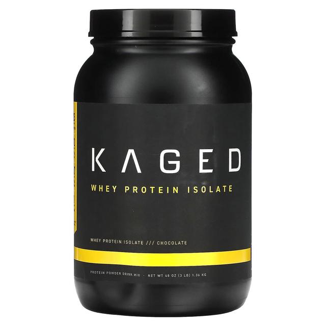 Kaged, vassleproteinisolat, choklad, 3 lb (1.36 kg) on Productcaster.