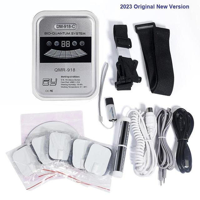 ffzzbg Ny cloud-version kvanteresonansanalysator sundhedspleje kvantesundhedsmaskine bioresonans kropsscanner enhed Yr-918s med puder on Productcaster.