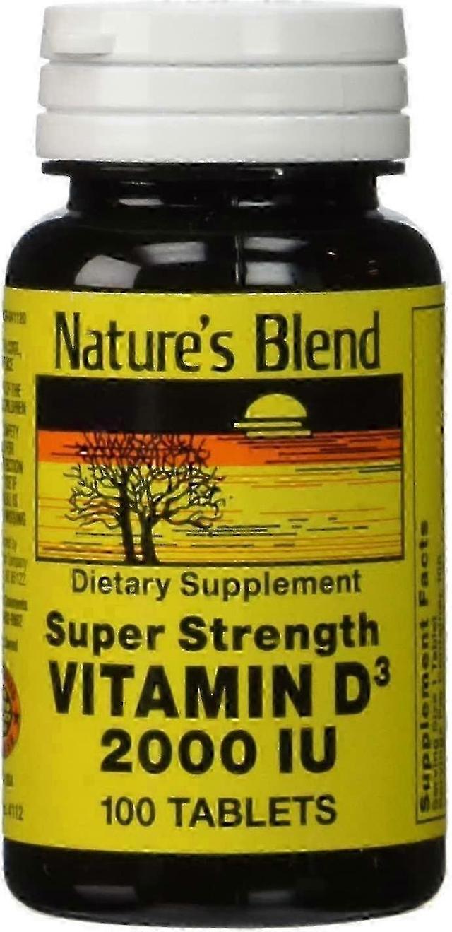 Nature's blend vitamin d3, 2000 iu, tablets, 100 ea on Productcaster.