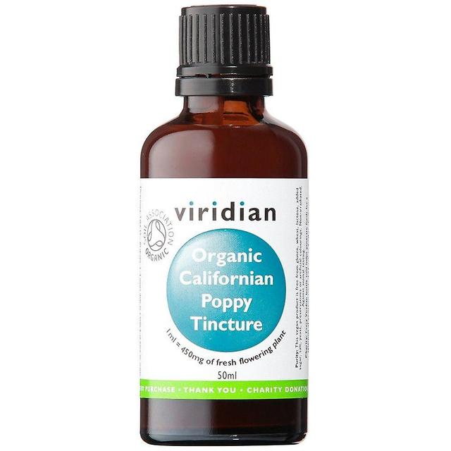 Viridian California Poppy Tintura 50ml (604) on Productcaster.