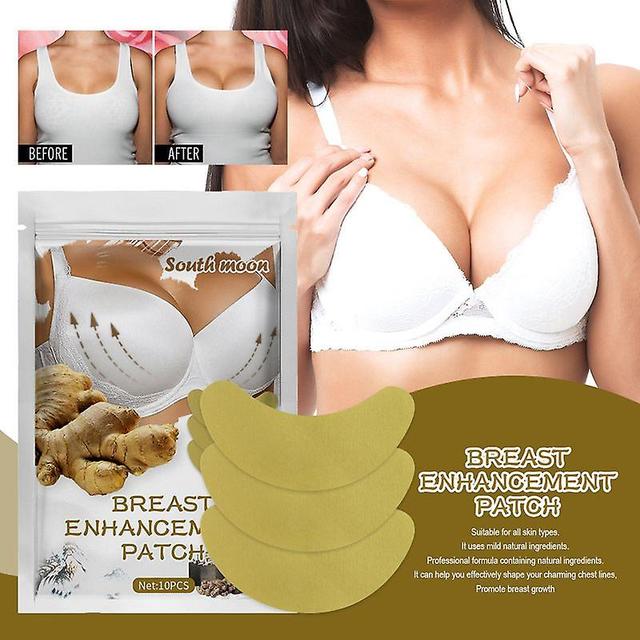 unbrand 10pcs jengibre Breast Enlargement Cream Patch para el cuidado de la salud de la mujer onesize on Productcaster.