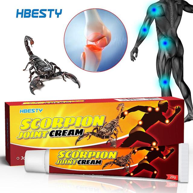 Besser Scorpion Cream Relaxing Meridians And Activating Collaterals Health Care Cream Tendon Sheath And Muscle Relaxing Massage Ointment 20g 1Pc on Productcaster.