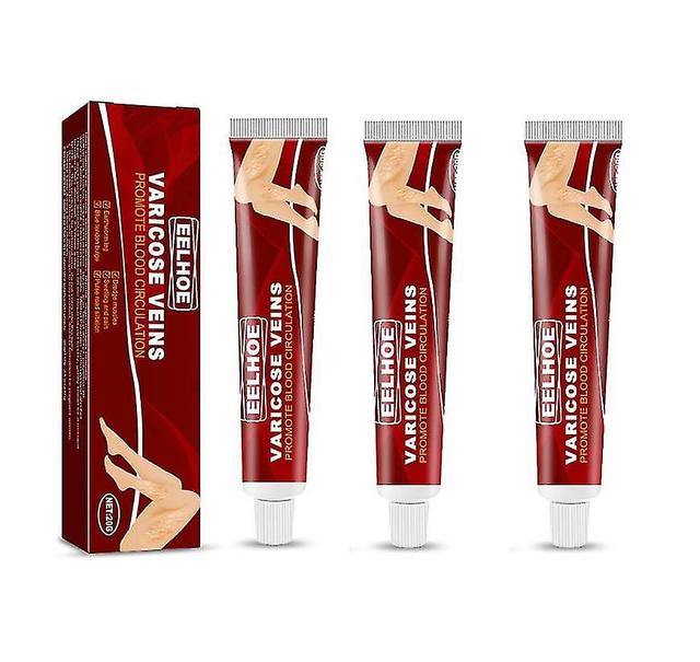 Vein Massage Varicose Ointment Relieves Leg Vascular Swelling Calf Swelling Earthworm Leg Vein Massage Ointment 3PCS on Productcaster.