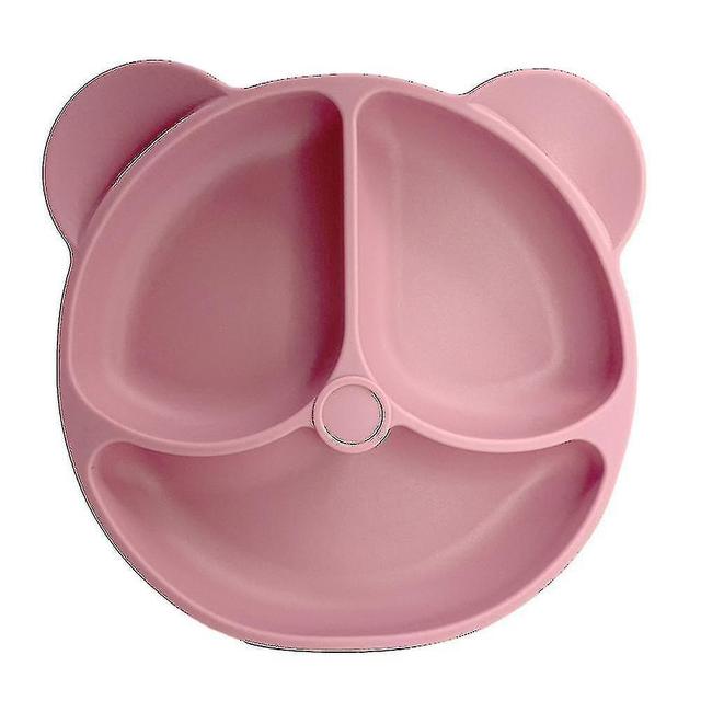 Children"s Silicone Dinner Plate, Separate Baby Food Supplements(1pcs) on Productcaster.