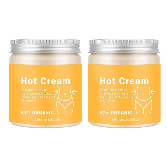 Anti-cellulitis & Afslankcrème Medilisk, Hot Cream voor buikvetverbrander en aanscherping, vetverbrandende crème voor buik 2pcs on Productcaster.