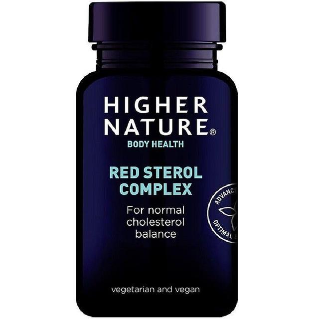 Higher Nature Red Sterol Complex Vegetable Capsules 90 (RED090) on Productcaster.