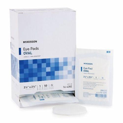 McKesson Eye Pad Cotton Filler / Gesponnen geblazen polypropyleen niet-geweven buitenlaag 2-1/8 X 2-5/8 Inch St, Count of 1 (Pack van 1) on Productcaster.