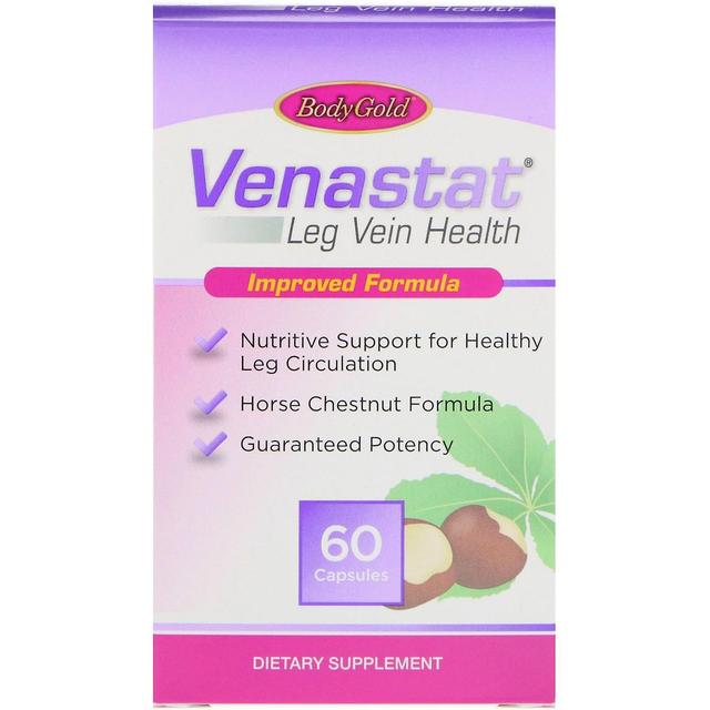 Body Gold BodyGold, Venastat Leg Vein Health, 60 Capsules on Productcaster.