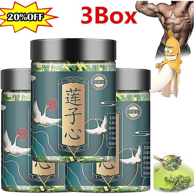 3pcs Lotus Seed Core Tea Para Homens, Mens Essentials Kidney Tea, Chá Chinês Kidney Care, Fígado E Kidney Care Tea, Essencial Chá de ervas chinês p... on Productcaster.