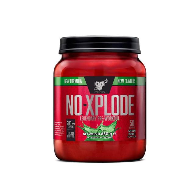 BSN NO Xplode Pre Workout Powder Drives Energy And Focus 650g Green Burst on Productcaster.