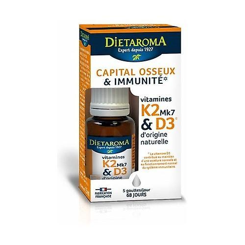 Dietaroma Prírodné vitamíny D3 + K2 MK7 15 ml on Productcaster.