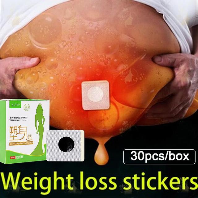 Prêt Stock30 Pcs / boîte Wormwood Navel Patch Détoxifiant Minceur Dissipatage Par défaut on Productcaster.