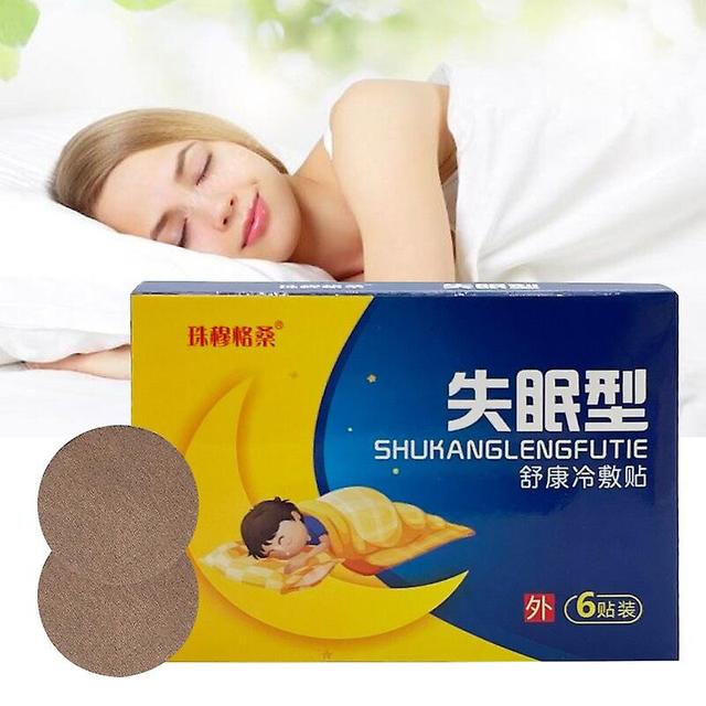 Coscelia 6pcs/bag Improve Insomnia Anxiety Sleep Patch Relieve Headache Stress Plaster Soothe Mood Relax Body Medical Sleep Sticker on Productcaster.